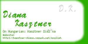 diana kasztner business card